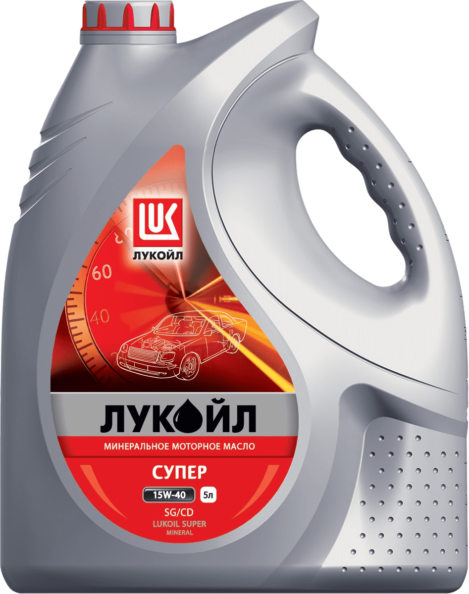 Моторное масло Лукойл Супер 15W40 SG/CD, 5л